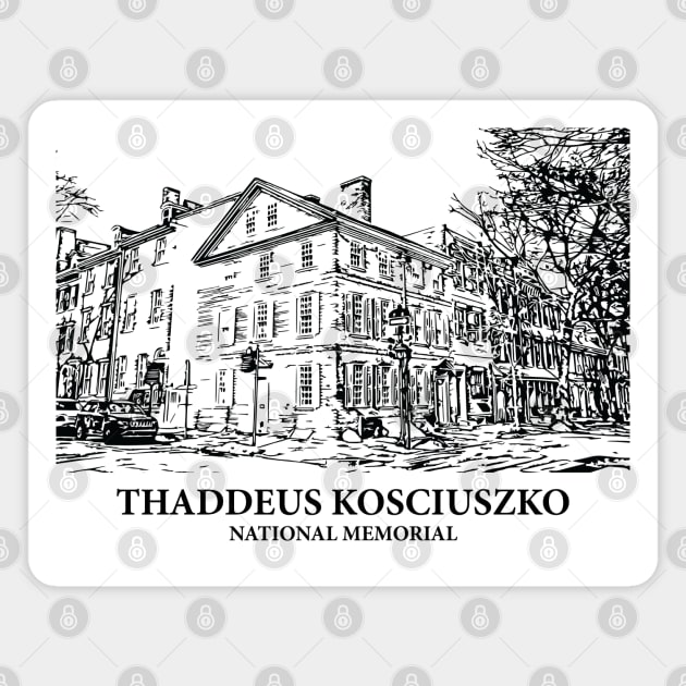 Thaddeus Kosciuszko National Memorial Magnet by Lakeric
